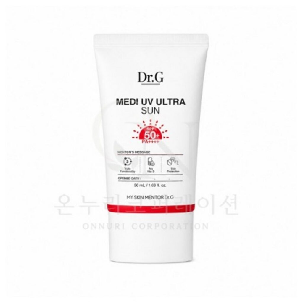 자외선차단 선크림 추천 닥터지 메디 UV 울트라 선케어｜혼합자차 저자극 제품 이미지